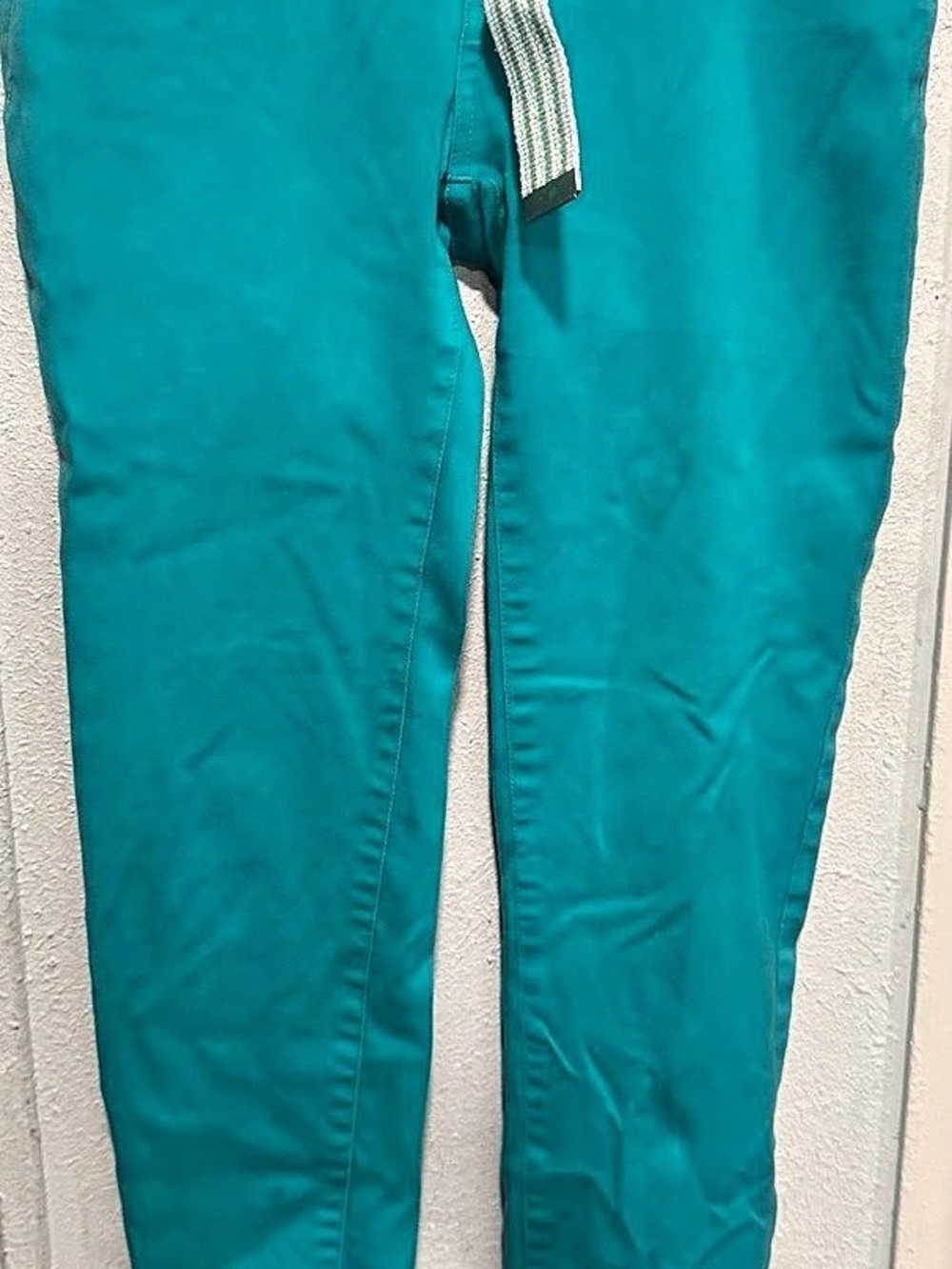 Celebrity Pink Colored Skinny Jeans Skinny Jeans in Blue Waist 9